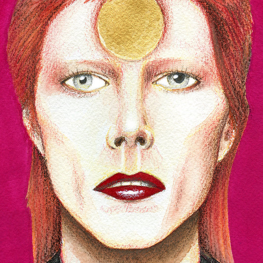 David Bowie Fan Print