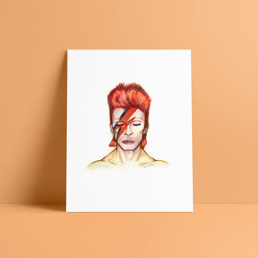 Starman David Bowie Fan Art Print