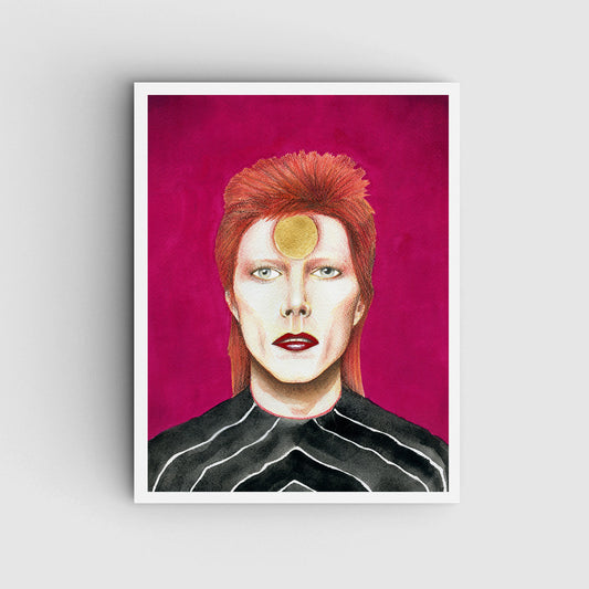 David Bowie Fan Print