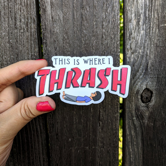Tina Belcher Thrash Sticker