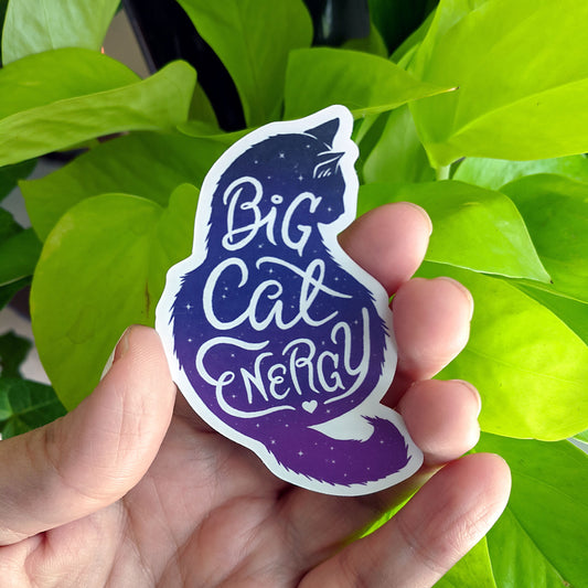 Big Cat Energy Sticker