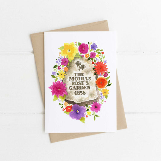 Moiras Roses Garden Greeting Card
